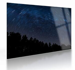Éjszakai égbolt képe (üvegen) (70x50 cm)