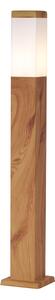 Modern kültéri állólámpa acélból, famintával, 80 cm, IP44 - Malois