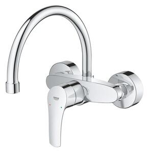 Mosogató csaptelep GROHE Eurosmart New forgó karral 150 mm króm 32482003