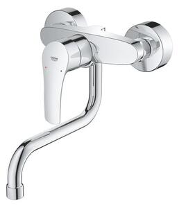 Mosogató csaptelep GROHE Eurosmart New forgó karral 150 mm króm 31391003