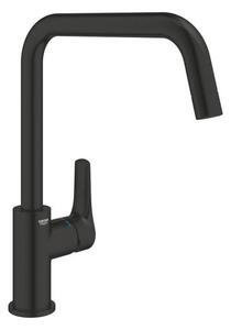 Mosogató csaptelep GROHE Eurosmart forgó karral fekete matt 305672430