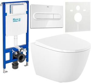 Set WC csésze Roca Ona A346688000, beépíthető keret Roca Duplo A890070020, A801E22001, A890195000, A890063000
