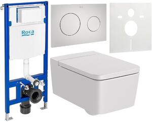 Set WC csésze Roca Inspira A346537630, beépíthető keret Roca Duplo A890070020, A80153263B, A89018920P, A890063000