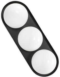 Moosee Drops oldalfali lámpa 3x5 W fehér-fekete MSE010100272