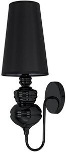 Moosee Queen oldalfali lámpa 1x60 W fekete MSE010100228