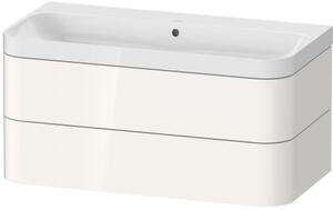 Duravit Happy D.2 Plus mosdó szekrénnyel 97.5 cm fehér HP4348N2222