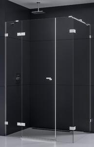 New Trendy Eventa zuhanykabin 110x90 cm négyszögletes króm fényes/átlátszó üveg EXK-4559