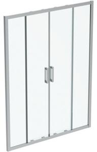 Ideal Standard Connect 2 zuhanyajtók 150 cm tolható ezüst matt üveg/átlátszó üveg K9281EO