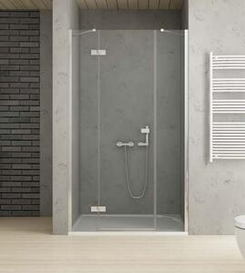 New Trendy Reflexa zuhanyajtók 150 cm dönthető króm fényes/átlátszó üveg EXK-5080
