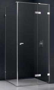 New Trendy Eventa zuhanykabin 90x80 cm négyszögletes króm fényes/átlátszó üveg EXK-4500