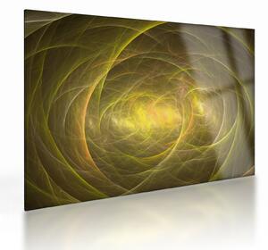 Modern absztrakt kép (üvegen) (70x50 cm)
