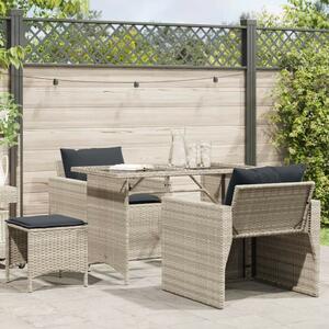 Vidaxl Polyrattan Kerti Ülőgarnitúra - 4 részes