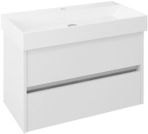 Sapho Nirona szekrény 82x43x51.5 cm Függesztett, mosdó alatti fehér NR085-3030