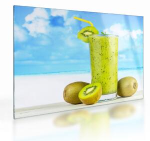 Kép - kiwi smoothie (üvegen) (70x50 cm)