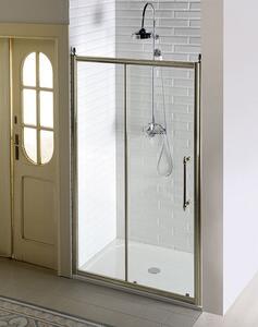 Sapho Antique zuhanyajtók 120 cm tolható barna /átlátszó üveg GQ4212C