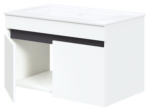 Puresa mosdó alatti szekrény 80 cm, fehér