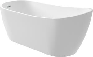 Deante Arnika térben álló kád 150x72 cm ovális fehér KDA015W