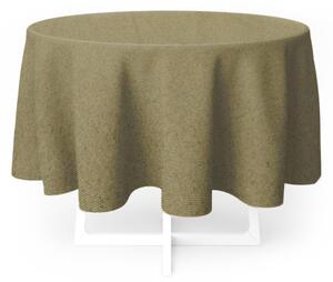 Table pamut asztalterítő khaki, átmérő 150 cm
