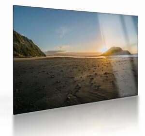 Strand képe (üvegen) (70x50 cm)