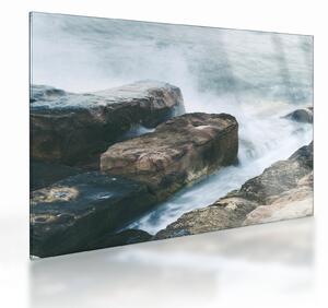 Kép - a víz ereje (üvegen) (70x50 cm)