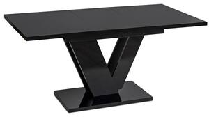 JAKS Clark étkezőasztal 120 cm black gloss glamour