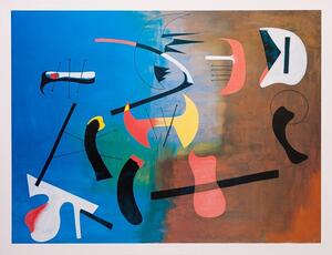 Művészeti nyomat Composition, Joan Miró, (80 x 60 cm)