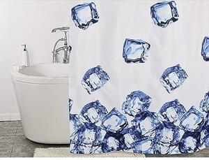 Zuhanyfüggöny - ICE CUBE - Impregnált textil - 180 x 200 cm