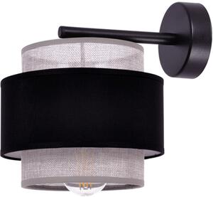 Kaja Etela oldalfali lámpa 1x40 W fekete-szürke K-5174