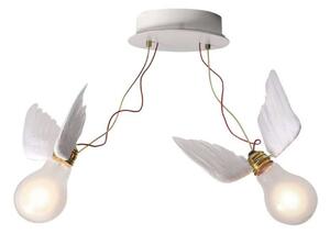 Mennyezeti lámpa Ingo Maurer, Lucellino Doppio, dimmable, Fehér, Nappali, Dizájn