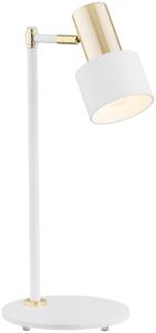 Argon Doria asztali lámpa 1x15 W fehér-sárgaréz 4256