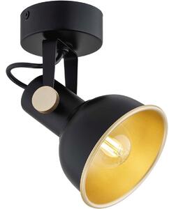 Argon Lenora oldalfali lámpa 1x7 W fekete-arany 8246
