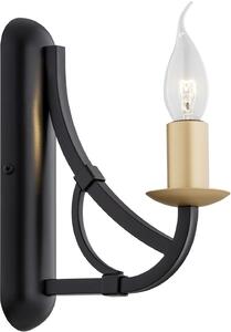 Argon Lorenzo oldalfali lámpa 1x7 W fekete-arany 8355