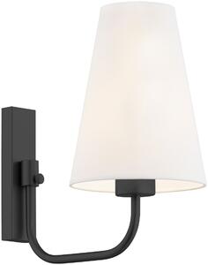 Argon Safiano oldalfali lámpa 1x15 W fehér-fekete 8376