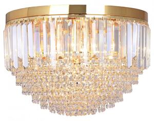 Zuma Line Charlotte mennyezeti lámpa több mint 6x40 W átlátszó-arany FC19003/7