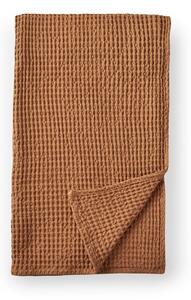 Barna pamut takaró 150x200 cm Jaipur Chunky Waffle – Pineapple Elephant