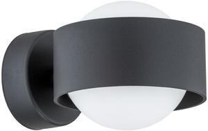 Argon Massimo Plus oldalfali lámpa 1x6 W fekete-opál 8059