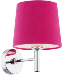 Argon Bolzano oldalfali lámpa 1x15 W rózsaszín-króm 3909