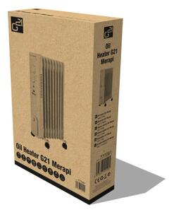 G21 Merapi olajradiátor fehér, 9 elem, 2000 W
