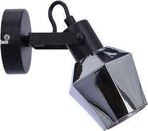 Candellux Randi oldalfali lámpa 1x15 W fekete-füst színű 91-13347