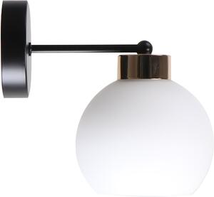 Candellux Amanda oldalfali lámpa 1x40 W fehér-fekete-arany 21-21052