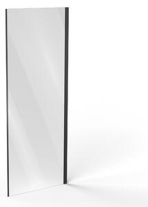 Ravak Cool! zuhanyfal 80 cm fekete matt üveg/átlátszó üveg X9VV40300Z1