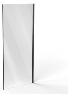 Ravak Cool! zuhanyfal 90 cm fekete matt üveg/átlátszó üveg X9VV70300Z1