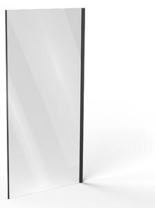 Ravak Cool! zuhanyfal 100 cm fekete matt üveg/átlátszó üveg X9VVA0300Z1