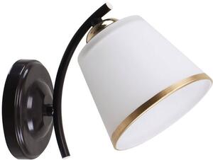 Candellux Greco oldalfali lámpa 1x40 W fehér-fekete-arany 21-22615