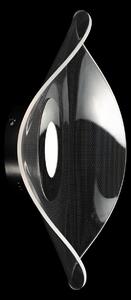Altavola Design Velo oldalfali lámpa 1x30 W króm-átlátszó LA101/WE1_chrom
