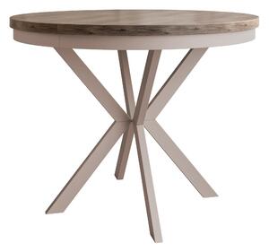 Asztal Oswego 155, 76cm, Kasmír, Világos fa