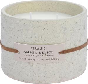 Enrich your home Amber Delice illatgyertya, 230 g, 11 x 8 cm