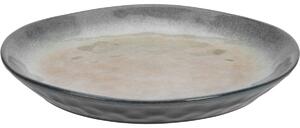 Dario kőagyag desszert tányér, 20 cm, barna