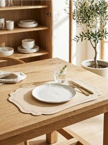 Sinsay - Műbőr asztali alátét - krémszínű
