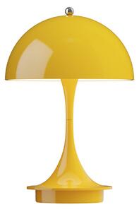 Kültéri Lámpa Louis Poulsen, Panthella Portable, dimmable, Sárga, Erkély, Műanyag, Dizájn